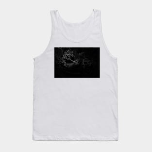 Abstract black noir Tank Top